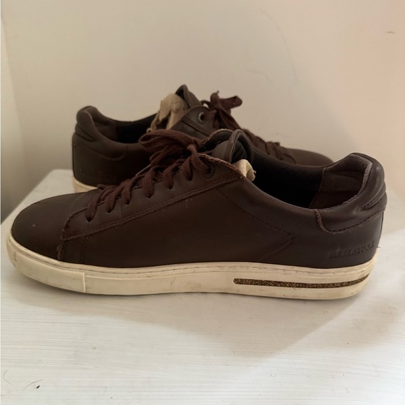 Birkenstock Bend Roast Brown Leather Low Top Sneakers Size EU 41 Women’s 10-10.5 - Picture 8 of 12